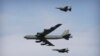 미국 장거리 폭격기 B-52 한반도 상공 비행 