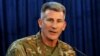 FILE - U.S. Army General John Nicholson, Commander of Resolute Support forces and U.S. forces in Afghanistan, speaks during a news conference in Kabul, Afghanistan, April 14, 2017.