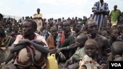 Pengungsi di Pibor, Sudan Selatan (17/1).