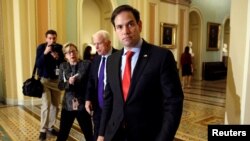 美國國會參議員魯比奧(Marco Rubio) (資料圖片)