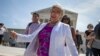 Amy Hagstrom Miller, founder of Whole Woman's Health, a Texas women's health clinic that provides abortions, rejoices as she leaves the Supreme Court in Washington, June 27, 2016, as the justices struck down the Texas anti-abortion law known as HB2.