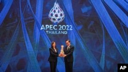 美國副總統賀錦麗出席2022年泰國主辦的APEC峰會。 （美聯社）