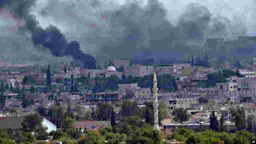 Garin Kobani a Siriya, 26 ga Oktoba, 2014.