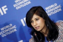 Gita Gopinath, jefe de economistas del Fondo Monetario Internacional.