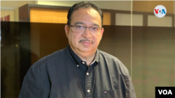 Aníbal Toruño, periodista y director de 'Radio Darío'. [Foto Houston Castillo, VOA].