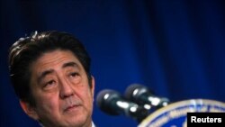 日本首相安倍晉三(資料圖片)