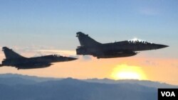 Un Mirage 2000 de l'armée française.