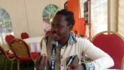 Serge Bayala, secrétaire permanent du Comité international du mémorial Thomas Sankara, Ouagadougou le 10 février 2020 (VOA/Lamine Traoré)