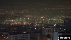 Una vista general de Teherán, la capital iraní, después de varias explosiones de ataques anunciados por Israel el 26 de octubre de 2024.