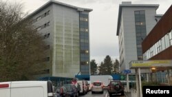 英國從武漢撤出的僑民將被安置在伯肯黑德的阿羅公園醫院裡。 （2020年1月31日）