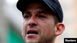 El gobernador de la región de Santa Cruz, Luis Fernando Camacho, durante un acto en La Paz, Bolivia, el 10 de noviembre de 2019.