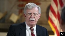 John Bolton, asesor de seguridad nacional de la Casa Blanca.