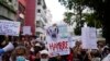 Maestros del sector público protestan en Venezuela