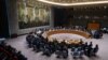 Members of the United Nations Security Council gather for a meeting on North Korea, Sept. 27, 2018, at the United Nations in New York.