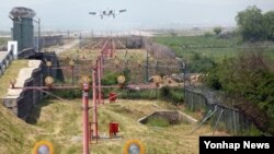 한국 평택의 주한미군 기지. (자료사진)