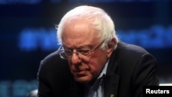 El candidato presidencial demócrata, Bernie Sanders, durante un acto en Filadelfia, septiembre 17 de 2019. Reuters/Mark Makela.