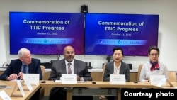 美台官員2022年10月13日在“科技貿易及投資合作”架構下交流成果。（台灣經濟部提供）