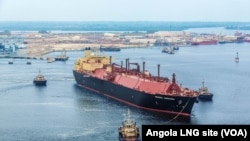 Angola Gas Tanker. Angola navio da Angola LNG