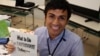 New Zealander Kaleb Urike used social media to let people know he survived last year's Japanese earthquake and tsunami.(T. Banse/VOA)