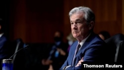 El presidente de la Reserva Federal de EE.UU., Jerome Powell, augura mejores tiempos económicos para el país.