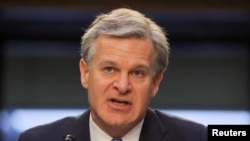 美國聯邦調查局（FBI）局長克里斯托弗·雷（Christopher Wray）（路透社資料圖）