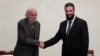 Kiongozi wa jamii ya Lebanon ya Druze akikutana na kiongozi mpya wa Syria Ahmed al-Sharaa, mjini Damascus, Disemba 22, 2024. Picha ya Reuters