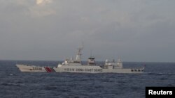 2015年12月22日，一艘中國有武裝的海監船進入有東中國海中日有爭議的海域。