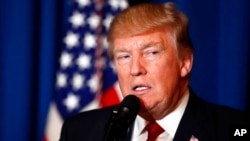 Donald Trump le 6 avril 2017.