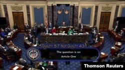 Impeachment trial of former U.S. President Trump concludes in Washington