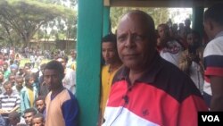 Le leader de l'opposition, Merera Gudina, président du Congrès fédéraliste oromo (OFC), le 16 mai 2015.