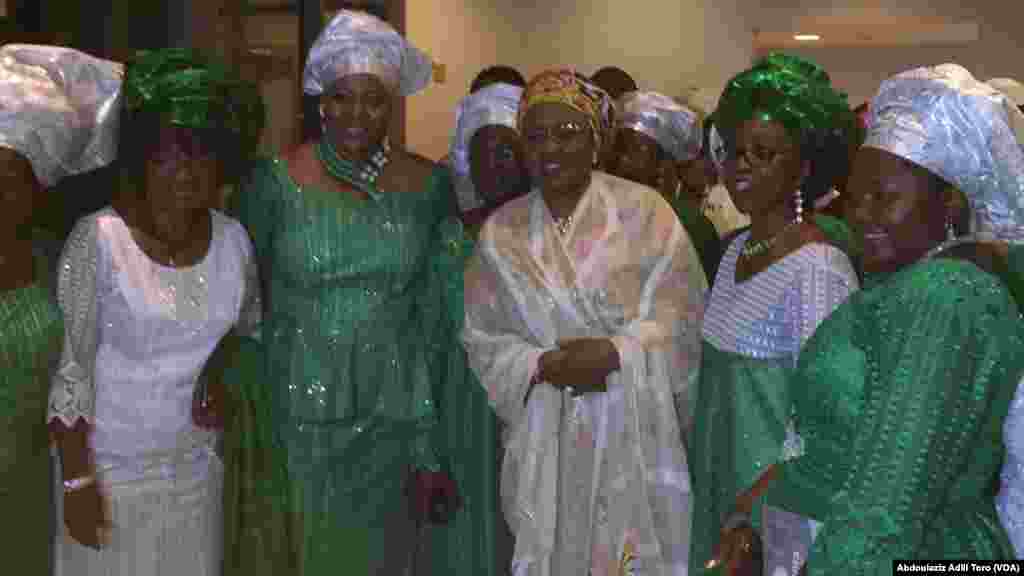 Hotunan bikin liyafa na kungiyar Zumunta wanda uwargidan shugaban kasar Najeriya Hajia Aisha Buhari ta halarta na cika shekaru 25 a Amurka