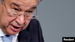 El secretario general de Naciones Unidas, Antonio Guterres, dijo que es absolutamente inaceptable que los militares birmanos anulen el resultado de las elecciones y la voluntad del pueblo.