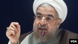 Le président de l'Iran Hasan Rohani