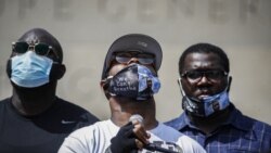 Terrence Floyd, brat Georgea Floyda na protestima u New Yorku (Foto: AP/John Minchillo)