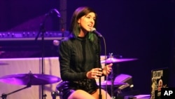 Christina Grimmie au Théâtre Center Stage, à Atlanta, le 2 mars 2016. 