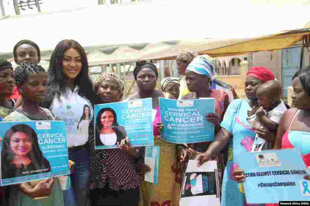 Tsohuwar Sarauniyar Kyau (MBGN), Isabella Ayuk, Ta Dauki Nauyin Yiwa mata Gwajin Cutar Daji Kyauta.
