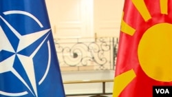 Arhiva - Zastave NATO-a i Severne Makedonije