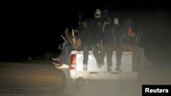 Migrants en route vers la Libye, Agadez, Niger, 25 mai 2015.