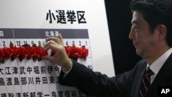 鷹派前首相安倍晉三重新執政