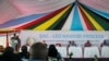 Rais wa Kenya William Ruto akizungumza wakati wa uzinduzi wa majadiliano ya kutafuta amani DRC, Nairobi, Novemba 28, 2022.Picha ya AP