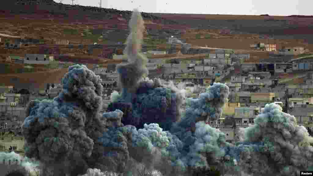 Garin Kobani a Siriya, 2 ga Nuwamba, 2014.