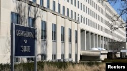 The State Department Building is pictured in Washington, Jan. 26, 2017. 