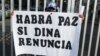 Perú amplía el estado de emergencia ante propagación de protestas