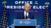 Mantan wakil presiden Joe Biden berbicara di Wilmington, Delaware hari Senin, 9 November 2020. 