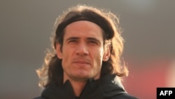 Edinson Cavani de Manchester United lors d'un match contre Southampton, Angleterre, le 29 novembre 2020. 