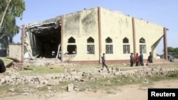 Igreja de Santa Rita, em Kaduna, após o ataque deste domingo