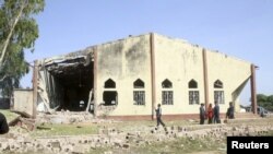Majami'ar St. Rita dake Kaduna, a bayan harin bam na kunar-bakin-wake, lahadi 28 Oktoba, 2012.