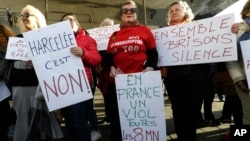 Manifestation contre le harcèlement sexuel et le viol, Marseille, France, le 29 octobre 2017.
