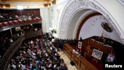 Rapat Dewan Konstituante Nasional di Caracas, Venezuela, 8 Agustus 2017.