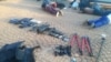 La police sud-africaine arrête des dizaines de personnes et saisit des armes à feu dans une église près de Johannesburg, le samedi 11 juillet 2020. (Courtesy image from SA Police Service via Twitter)